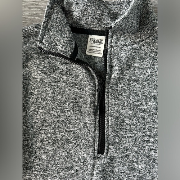 PINK Oversized Quarter Zip - Picture 3 of 4